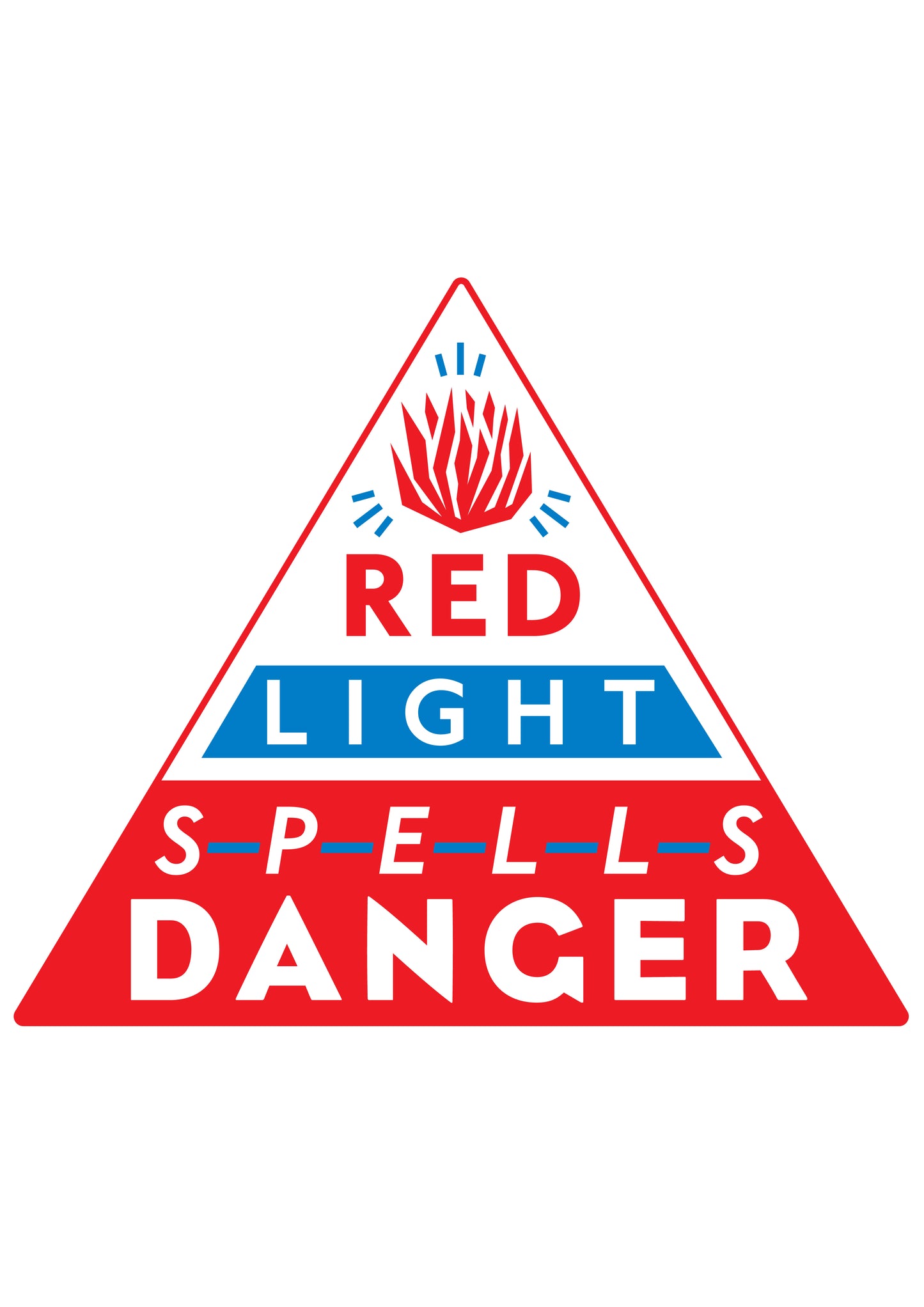 WARNING: Risk of Fire Pictogram by Crispin Finn