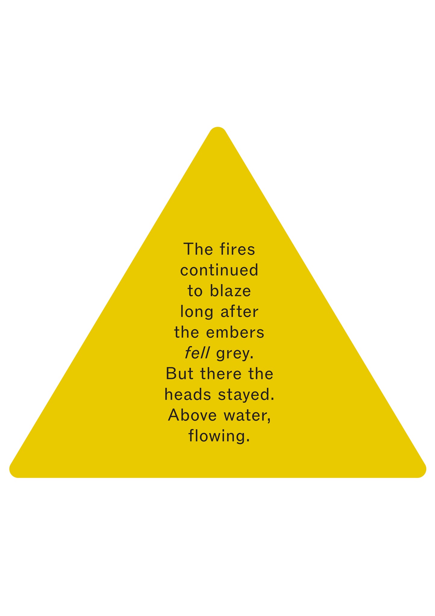 WARNING: Risk of Fire Pictogram by Harry Bennett