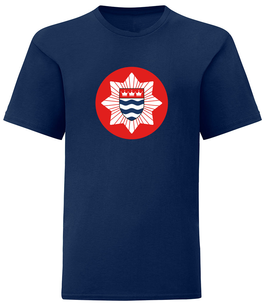 Navy Junior London Fire Brigade Badge T-Shirt