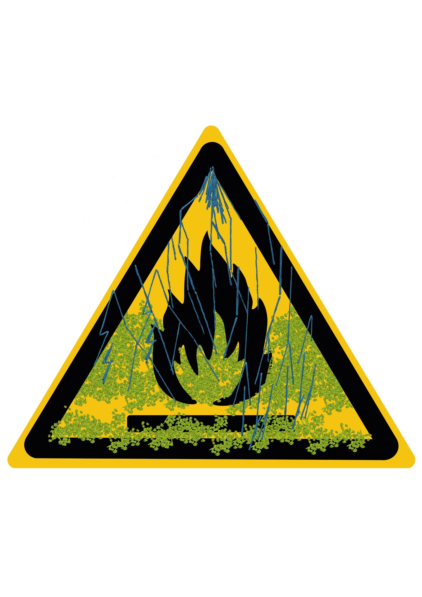 WARNING: Risk of Fire Pictogram By Nicole Chui