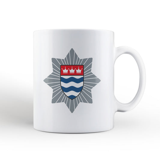 Silver LFB Badge Mug