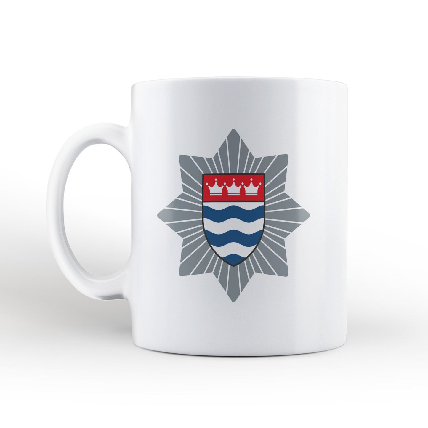 Silver LFB Badge Mug